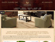 Tablet Screenshot of happyfloors.com